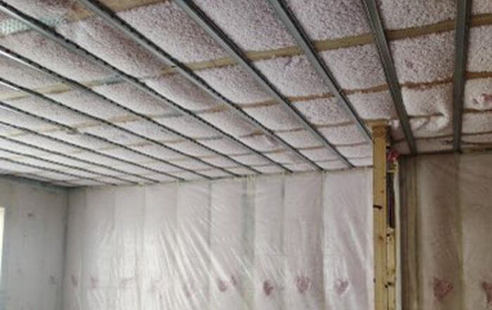 insulation-fargo-nd.jpgCullen Insulation BIBS (Blow-In-Blanket System) wall insulation installed in open stud walls in Fargo, ND.