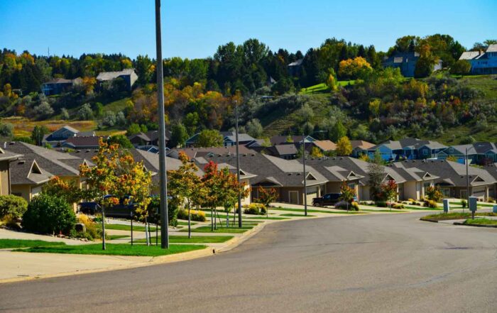 North Dakota neighborhood.